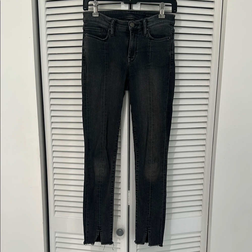 Allsaints Grace Black Skinny Jeans